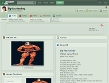 Tablet Screenshot of big-ass-monkey.deviantart.com