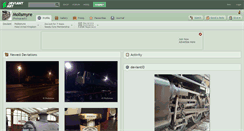 Desktop Screenshot of mollsmyre.deviantart.com