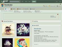 Tablet Screenshot of pennstrokes.deviantart.com
