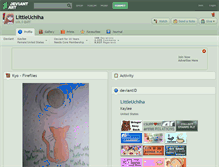 Tablet Screenshot of littleuchiha.deviantart.com