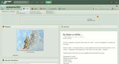 Desktop Screenshot of anonymus1823.deviantart.com