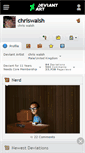 Mobile Screenshot of chriswalsh.deviantart.com