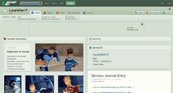 Desktop Screenshot of lucariofan17.deviantart.com