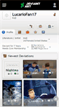 Mobile Screenshot of lucariofan17.deviantart.com