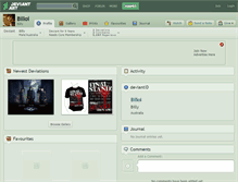 Tablet Screenshot of billoi.deviantart.com
