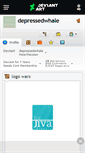 Mobile Screenshot of depressedwhale.deviantart.com