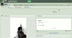 Desktop Screenshot of delaro.deviantart.com