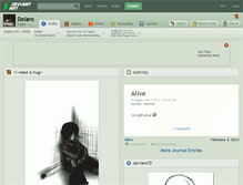 Tablet Screenshot of delaro.deviantart.com
