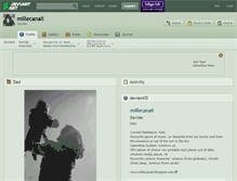 Tablet Screenshot of millecanali.deviantart.com