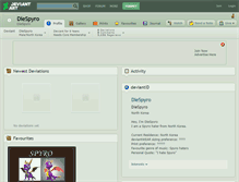 Tablet Screenshot of diespyro.deviantart.com