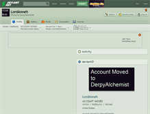 Tablet Screenshot of lordanneh.deviantart.com