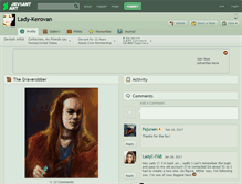 Tablet Screenshot of lady-kerovan.deviantart.com