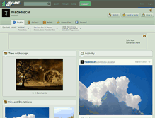 Tablet Screenshot of madadascar.deviantart.com