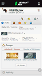 Mobile Screenshot of midnitejinx.deviantart.com