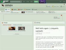 Tablet Screenshot of midnitejinx.deviantart.com
