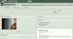 Desktop Screenshot of blackadder-fanclub.deviantart.com