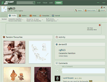 Tablet Screenshot of cgfb23.deviantart.com