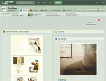 Tablet Screenshot of fredfree.deviantart.com