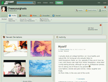 Tablet Screenshot of chaseyourghosts.deviantart.com