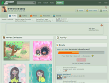 Tablet Screenshot of e-m-o-x-a-zexy.deviantart.com