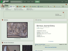 Tablet Screenshot of elssy.deviantart.com
