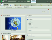 Tablet Screenshot of dootless.deviantart.com