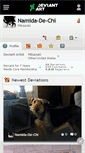 Mobile Screenshot of namida-de-chi.deviantart.com