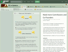 Tablet Screenshot of oc-x-canon.deviantart.com