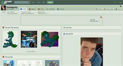 Desktop Screenshot of dezmajesty.deviantart.com