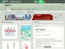 Tablet Screenshot of alagatery.deviantart.com