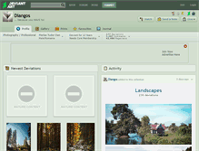 Tablet Screenshot of diangos.deviantart.com