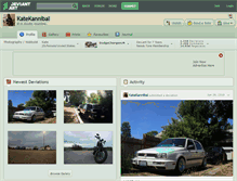 Tablet Screenshot of katekannibal.deviantart.com
