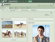 Tablet Screenshot of kristofer93.deviantart.com