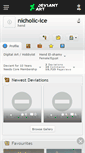 Mobile Screenshot of nicholic-ice.deviantart.com