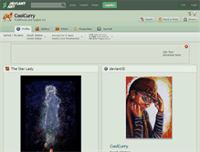 Tablet Screenshot of coolcurry.deviantart.com