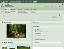 Tablet Screenshot of basil-stock.deviantart.com
