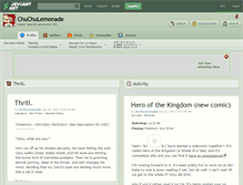 Tablet Screenshot of chuchulemonade.deviantart.com