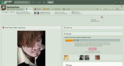 Desktop Screenshot of darkstarpoet.deviantart.com