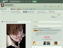 Tablet Screenshot of darkstarpoet.deviantart.com