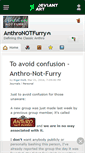 Mobile Screenshot of anthronotfurry.deviantart.com