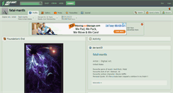 Desktop Screenshot of fatal-mantis.deviantart.com