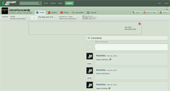 Desktop Screenshot of cloverluvscandy.deviantart.com