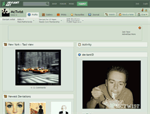 Tablet Screenshot of mctwist.deviantart.com