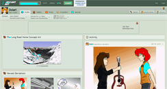 Desktop Screenshot of dolari.deviantart.com