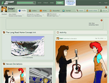 Tablet Screenshot of dolari.deviantart.com