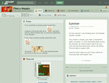 Tablet Screenshot of flint-x-wood.deviantart.com