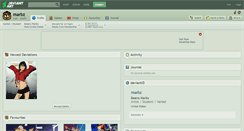 Desktop Screenshot of marbz.deviantart.com