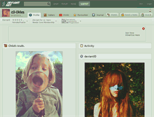 Tablet Screenshot of c0-0kies.deviantart.com