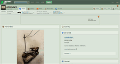 Desktop Screenshot of criminalart.deviantart.com