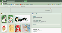 Desktop Screenshot of llljjj.deviantart.com